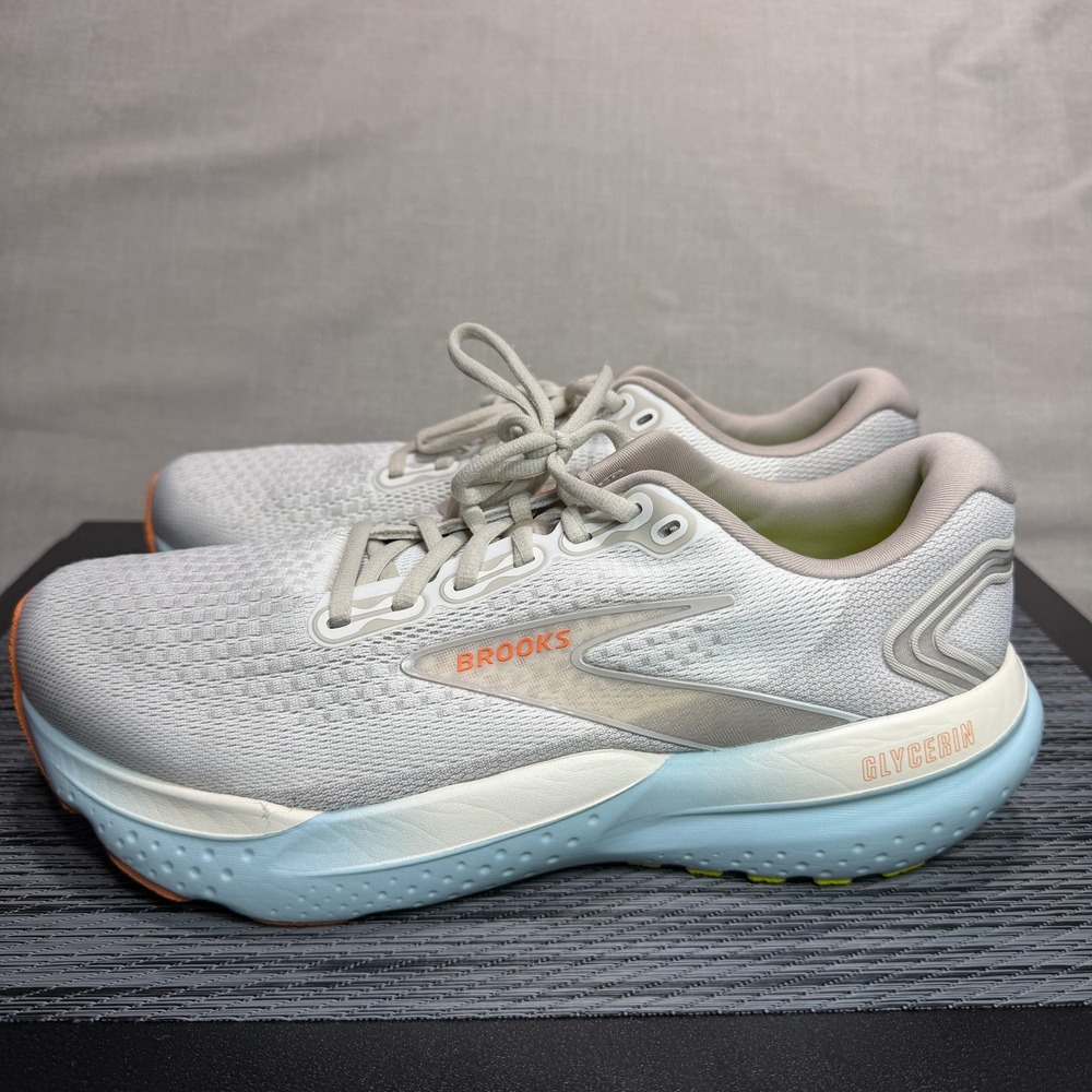 Brooks Glycerin 21 Running Shoes - Womens 10.5 Wide - Coconut Beige 1204081D195